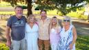 Familiar faces attended Full Circle at Windmill Creek Winery: Michael, Kim, Vincent, Sherri & Patricia.